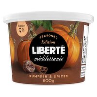 Liberte - Mediterranee 9% Yogurt - Pumpkin & Spices, 500 Gram