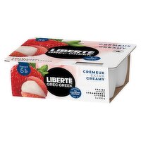 Liberte - Greek Yogurt 5% M.F. - Strawberry Lychee, 4 Each