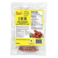 Soo - Pork Sausages - Sweet Garlic, 250 Gram