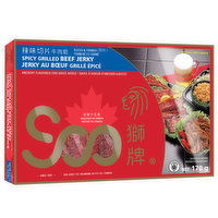 Soo - Spicy Grilled Beef Jerky- Sliced, 170 Gram