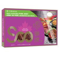 Soo - Fruit Flavoured Pork Jerky, 170 Gram