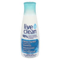 Live Clean - Fresh Water Shampoo - Moisturizing, 350 Millilitre