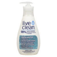 Live Clean - Hand Soap - Fresh Water, 500 Millilitre