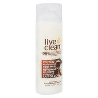 Live Clean - Coconut Milk Moisturizing Body Wash, 500 Millilitre