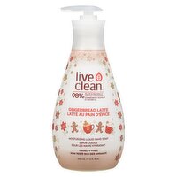 Live Clean - Gingerbread Latte Liquid Hand Soap, Limited Edition, 500 Millilitre