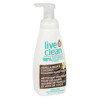 Live Clean - Vanilla Bean & Coconut Foaming Hand Wash, 400 Millilitre