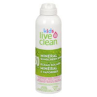 Live Clean - Kids - Mineral 30 SPF Sunscreen Spray, 177 Millilitre