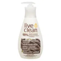 Live Clean - Liquid Hand Soap - Vanilla Oatmeal, 500 Millilitre