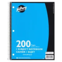 Hilroy - Subject Notebook 200, 1 Each