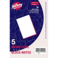 Hilroy - Plain Scratch Pad 4x6, 1 Each