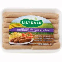 LILYDALE - Turkey Sausages, Fresh, 375 Gram