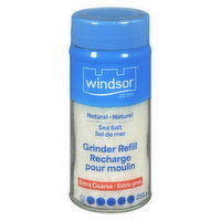 Windsor - Natural Sea Salt Grinder Refill, 255 Gram