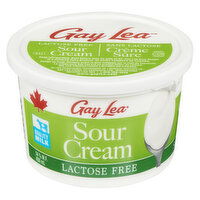 Gay Lea - Lactose Free Sour Cream 14% M.F, 450 Millilitre