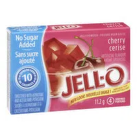 Jell-O - No Sugar Added Cherry Jelly Powder