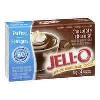 Jell-O - Fat Free Chocolate Pudding Mix, 40 Gram