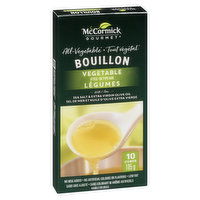 McCormick Gourmet - Vegetable Bouillon, 10 Each