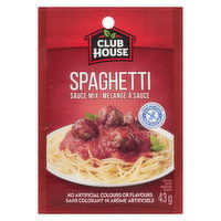 CLUB HOUSE - Spaghetti Sauce Mix, 43 Gram