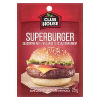 CLUB HOUSE - Super Burger Seasoning Mix, 25 Gram