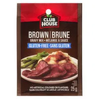 Club House - Brown Gravy Mix - Gluten Free, 25 Gram