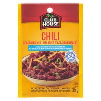 CLUB HOUSE - Chili Seasoning Mix 25% Less Salt, 35 Gram