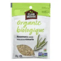 CLUB HOUSE - Organic Rosemary Leaves, 14 Gram