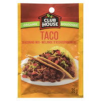 CLUB HOUSE - Organic Seasoning - Taco, 35 Gram