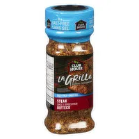 CLUB HOUSE - La Grille Seasoning, Steak Spice Salt-Free, 130 Gram