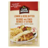 CLUB HOUSE - Lemon & Herb Butter Sauce Mix, 24 Gram