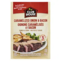 CLUB HOUSE - Caramelized Onion & Bacon Sauce Mix, 24 Gram