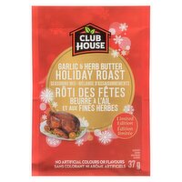 CLUB HOUSE - Garlic and Herb Holiday Roast Seasoning Mix, 37 Gram