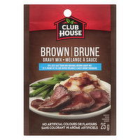 CLUB HOUSE - Brown Gravy Mix - Less Salt, 25 Gram