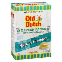 Old Dutch - Potato Chips- Salt'n Vinegar, 220 Gram