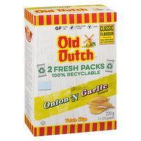 Old Dutch - Potato Chips Onion'n Garlic, 220 Gram