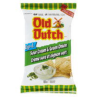 Old Dutch - Rip-L Potato Chips- Sour Cream & Green Onion, 66 Gram