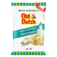 Old Dutch - Salt N Vinegar Potato Chips, 220 Gram