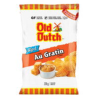 Old Dutch - Rip-L Au Gratin Potato Chips, 220 Gram