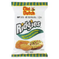 Old Dutch - Ridgies Sour Cream Green Onion & Bacon, 200 Gram