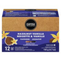 Zavida - Pods 12Ct Hazelnut Vanilla, 132 Gram