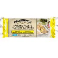 Brunswick - Sardine Fillets, Lemon & Cracked Pepper, 100 Gram