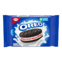 Christie - Oreo Mega Stuf Sandwich Cookies 1 Resealable Pack, 374 Gram