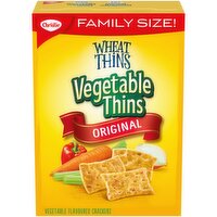 Wheat Thins - Vegetable Thins Family Size Crackers, 350 Gram