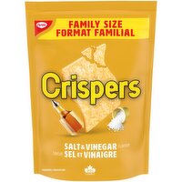 Christie - Crispers, Salt & Vinegar Crackers Fam. Size, 240 Gram