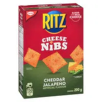 Christie - Cheese Nibs Crackers, Cheddar Jalapeno