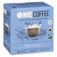 OneCoffee - Decaf Dark Roast Coffee Pods, 12 Each