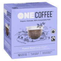 OneCoffee - French Roast Coffee Pods, 12 Each