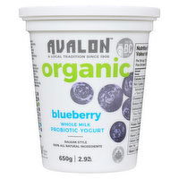 Avalon - Avalon Bluebrry Whl Milk Yogurt Organc