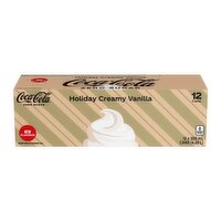 Coca-Cola - Holiday Creamy Vanilla Zero Sugar, Limited Edition, 355 mL Cans, 12 Each
