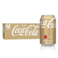 Coca-Cola - Vanilla, 355mL Cans, 12 Each