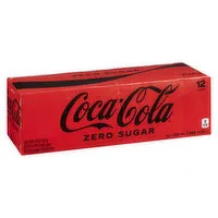 Coca-Cola - Zero Sugar 355mL Cans, 12 Each