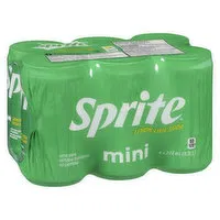 Sprite - MIni Cans, 6 Each